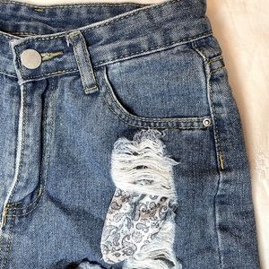 Shein Ripped Jean Shorts